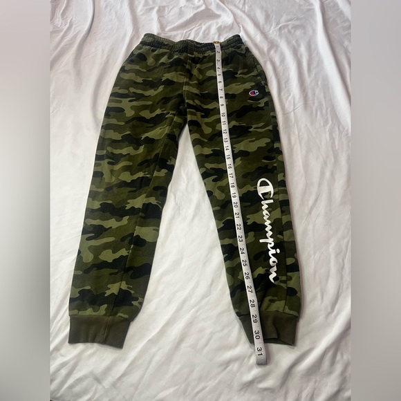 Champion Kids Camo Sweatpants - Olive - Picture 3 of 4
